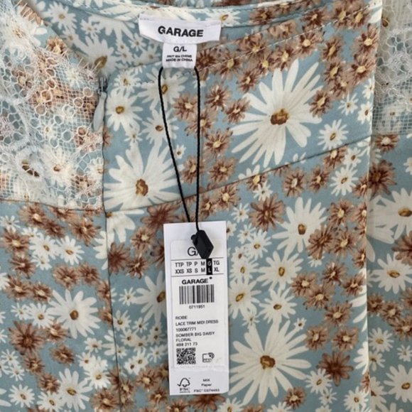 Garage Floral Slip Dress - Picture 4 of 6